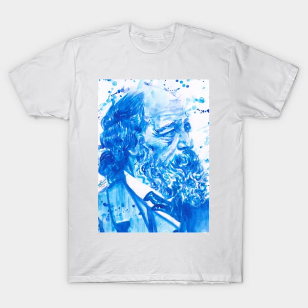 ALFRED,LORD TENNYSON watercolor portrait .1 T-Shirt by lautir